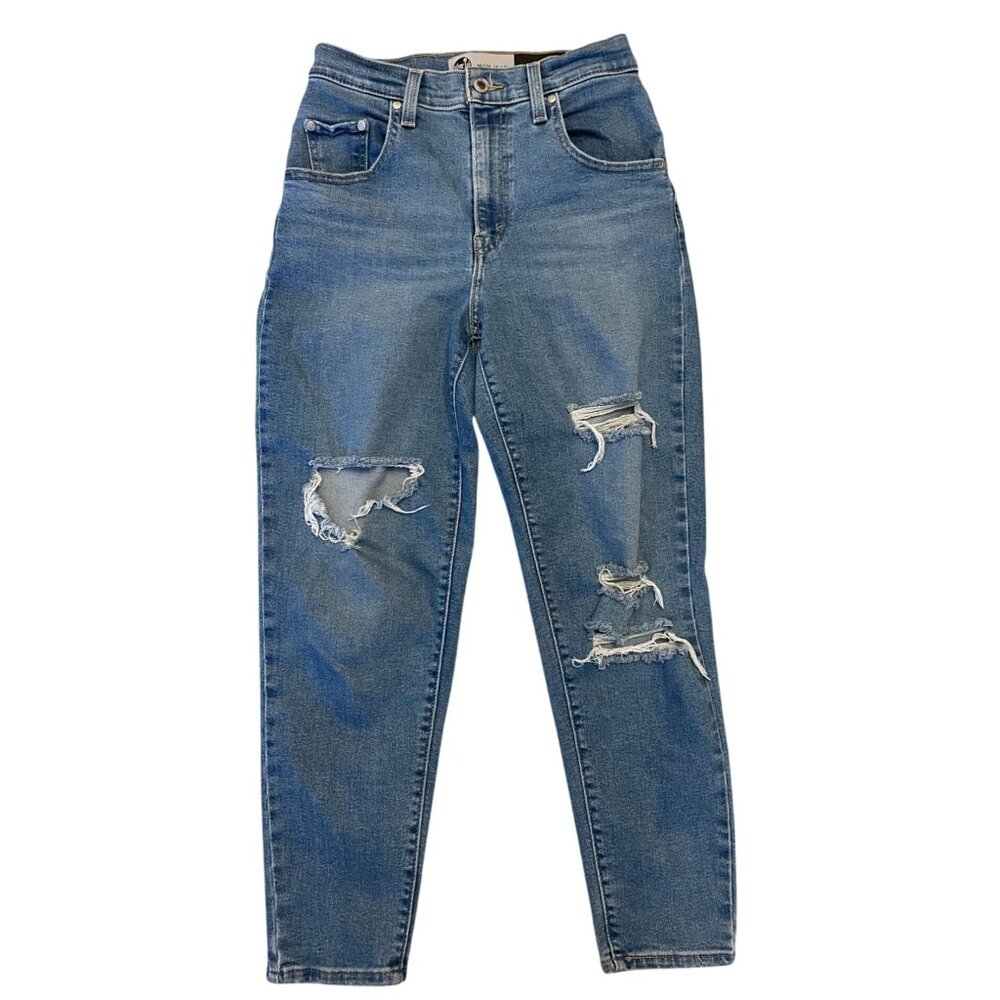 Levi's 26 x 27 Women's High Rise mom Jean distressed wedgie tapered
